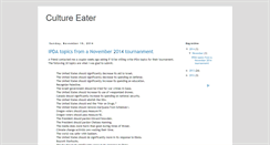 Desktop Screenshot of cultureeater.com